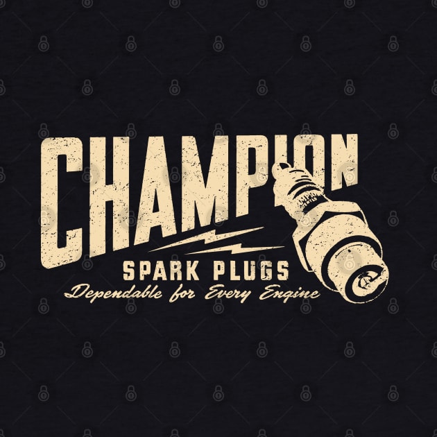 Champion Spark Plug by Buck Tee by Buck Tee